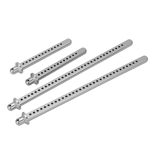 4Pcs RC Car Shell Column, Aluminum Alloy Front Rear Extended Body Post Mount, RC Car Shell Column for Axial SCX10 90046 1/10