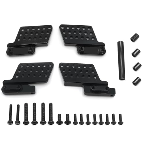 RC Aluminum Shock Mount Multiple Mounting Positions Damper Holder | For TRX4M Defender Bronco 1/18, RC Crawler, Upgrades, Black