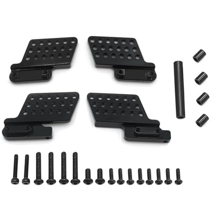 RC Aluminum Shock Mount Multiple Mounting Positions Damper Holder | For TRX4M Defender Bronco 1/18, RC Crawler, Upgrades, Black