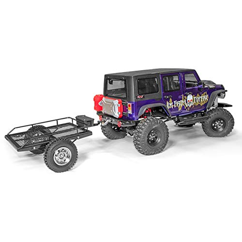 KYX Racing Trailer for 1/10 RC Crawler Trucks and Rock Cars like SCX10/II/III/TRX4/D90