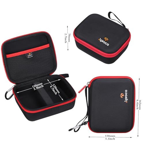 Aproca Case Compatible with NOCO GENIUS1 / GENIUS2 / GENIUS2D Fully-Automatic Smart Charger, Portable Storage Bag for Accessories (Case Only)