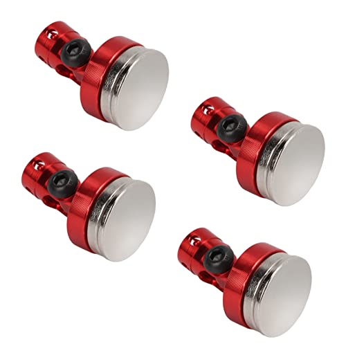 RC Body Post, Magnetic Invisible Mount 6061 Aluminum 4Pcs for 1/8 1/10 Scale RC Cars Racing and Hobbyist Use