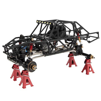 MEUS RACING Mantis24 Body with Roll Cage for Axial 1/24 SCX24 RC Crawler (Pink) - color: Pink
