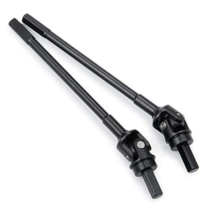 2PCS Hardened Steel Front Drive Shaft CVD Dogbone Front Driveshaft CVD Set Compatible with Capra 1.9 UTB AXI03004 1/10 RC Crawler Car Upgrade Parts Accessories
