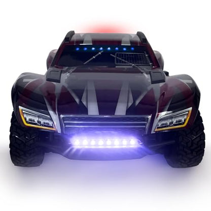 RC Car Light Kit Headlight Taillight Lights LED Bumper Lamp Upgrade Parts for 1/8 TRX Maxx Slash 6S 4X4 Short Course Truck