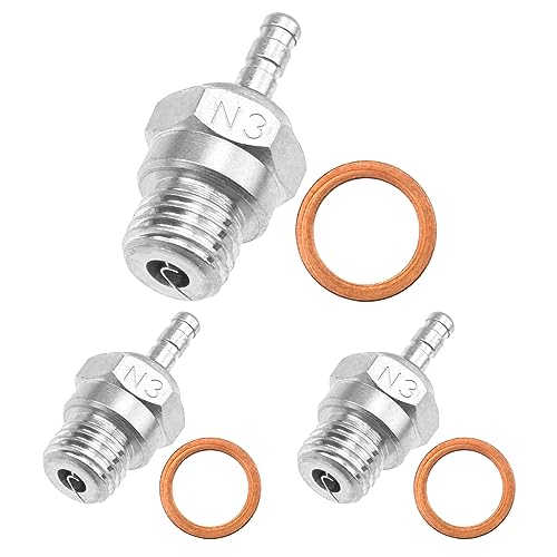 RC Pull Starter R020 & RC Glow Plug #3 N3 Medium Hot Spark Nitro Engine Parts 70117
