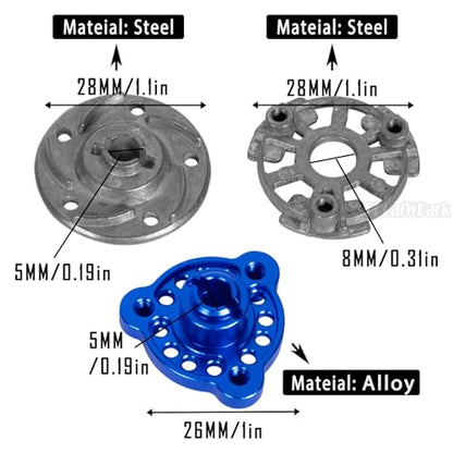 RC 48P Spur Gear (76T 83T 86T 90T) Upgrades Part for 1/10 Slash/Rustler/Stampede/Bandit 2WD (VXL),w/Slipper Clutch & Transmission Gear & Slipper Rebuild Kit & Pressure Plate,Navy Blue - color: (76t 83t 86t 90tgear) - Navy Blue