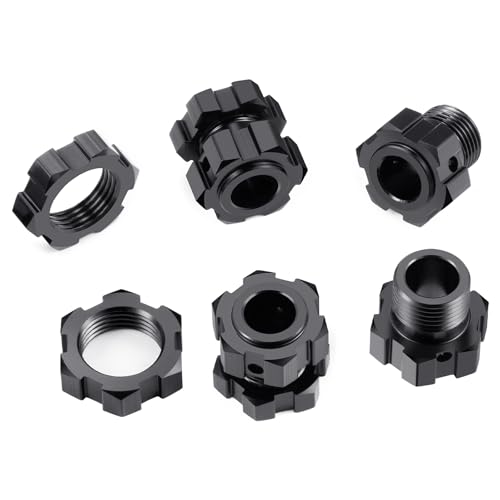 17mm Wheel Hexes Adapter Nuts & Pin for 1/8 Arrma Kraton 6s BLX EXB | Aluminum RC Truck Upgrades Parts