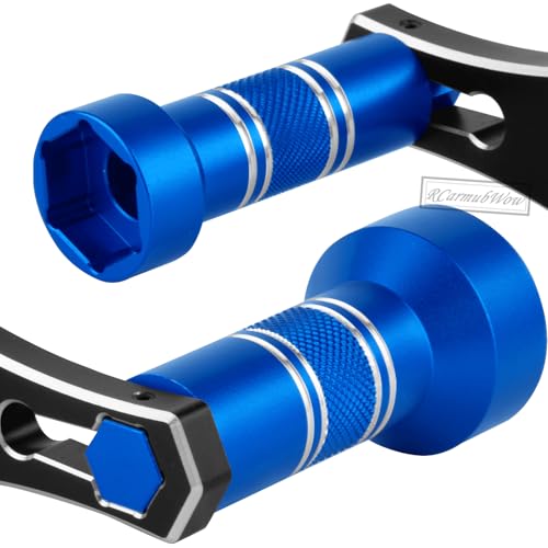 RC Interchangeable 17mm & 24mm Upgrades Part for 1/6 1/8 1/10 Scale RC Car Trucks Crawler Buggy,Spanner Repair Tool,Navy Blue - color: Navy Blue(1set)