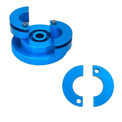 16T Flywheel Clutch Bell & Ball Bearings Set for HSP 94188 1/10 RC 1:10 Car Upgrade Parts Aluminum Alloy 16 Teeth Flywheel Assembly Kit Set (Color: Blue)