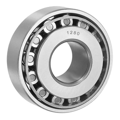 uxcell 1280/20 Tapered Roller Bearing Cone and Cup Set, 0.87" Bore x 2.24" OD x 0.87" Thick, Chrome Steel Taper Bearing Set, ABEC-3 - size: 1280/20