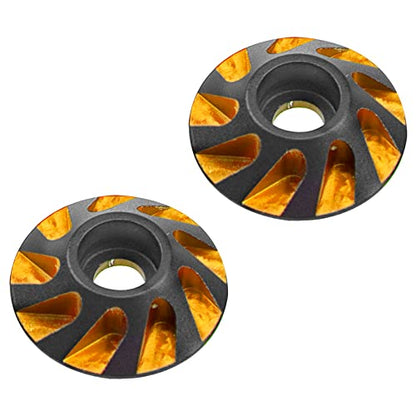 1/8 RC Wing Buttons RC Metal Rear Wing Buttons Gasket OD 15mm & 1/8 RC Wing Buttons RC Metal Rear Wing Buttons Gasket OD 15mm