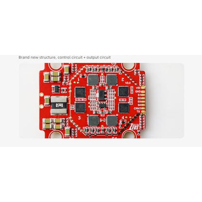 HGLRC Zeus 60A ESC BL32 3-6S 4in1 M3 with Heat Sink, Supports DShot600/300/150/Oneshot125/42 MultiShot for FPV Racing Drone Freestyle