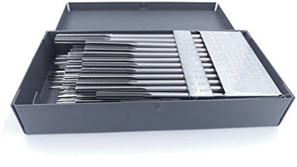 Accusize Industrial Tools 60 Pcs No.1 to No.60 Hss Ansi Chucking Reamer Set in Huot USA Index Metal Box, 5500-Sk00 | 60 Pc Set, Straight Shank, Straight Flute, Right-Hand Cut, +0.0001 to +0.0005 in Tolerance, Huot Box - size: #1 to 60#