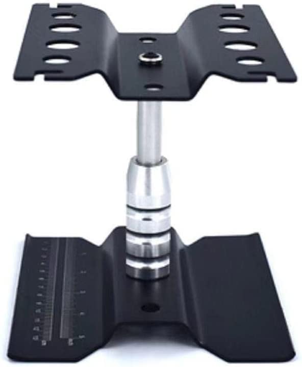 RC Car Work Stand, RC Repair Stand 360 Degree Rotation Lift Aluminum Alloy RC Repair Work Station for 1/8 1/10 1/12 1/16 1/18 Scale RC Crawler Truck