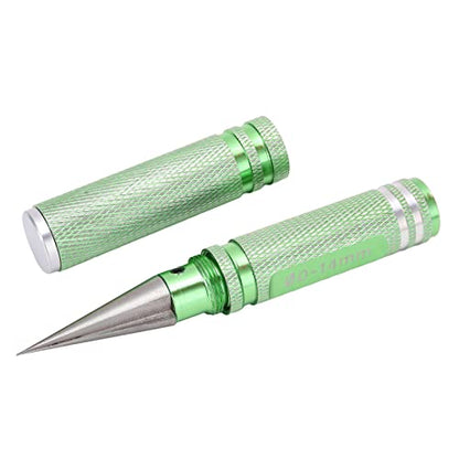 0-14mm Universal RC Reamer Hole Puncher with Aluminum Handle, Curved Scissor Drills Set for RC Car Truck Tank Drone Body Shell Mounting (Green) - color: Green