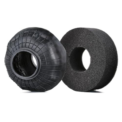 INJORA 2.2inch Crawler Tires 4Pcs RC Rubber Tyre Set Wheel Tires for 1/10 RC Rock Crawler Axial SCX10 RR10 Wraith