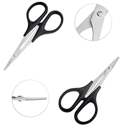 3Pack RC Body Reamer Hole Puncher with Curved and Straight Scissors RC Car Body Mounting Wide Body Kit for 0-14mm Hole Punching and Trimming (Round-Shell-Blue)