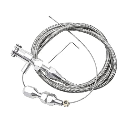 AICEL 36" Braided Throttle Cable, Compatible with 97-07 LS1 Engine 4.8L 5.3L 5.7L 6.0L, Stainless Steel Car Accelerator Throttle Cable Repair Kit, Universal Car Replacement Accessories