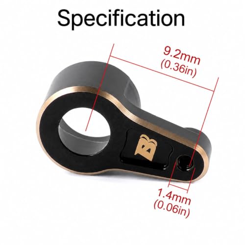 Brass Servo Horn Set for 1/24 RC Crawler for FMS FCX24M Upgrade Parts - style: Brass Servo Horn Set