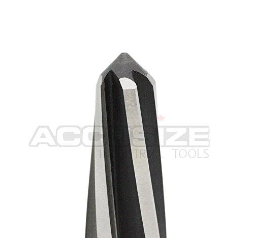 Accusize Industrial Tools Chucking Reamer, 1-3/16 in, 0521-1316 | 1-3/16" HSS Aligning Reamer with 3/4" Weldon Shank - size: 1-3/16 in.