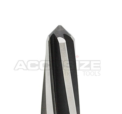 Accusize Industrial Tools Chucking Reamer, 1-3/16 in, 0521-1316 | 1-3/16" HSS Aligning Reamer with 3/4" Weldon Shank - size: 1-3/16 in.