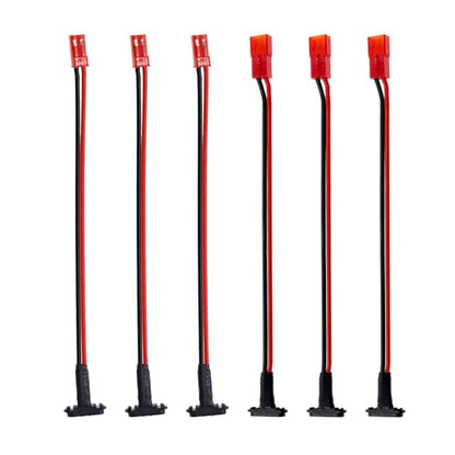 3Pairs RC Models JST Extension Cable Magnetic Snap-on for RC Cars, Planes, Drones, and Other DIY Models (JST Extension Cable)