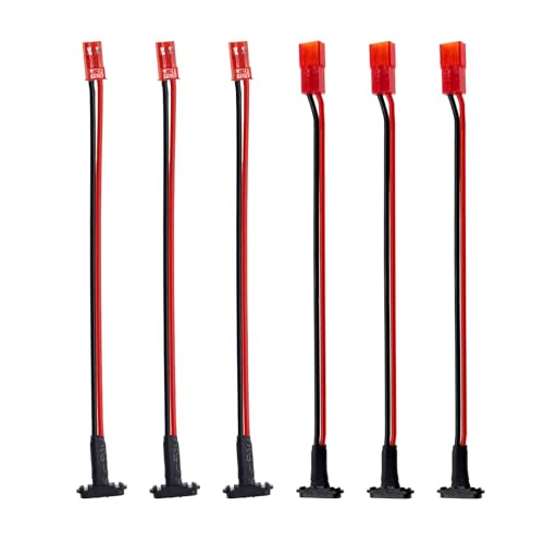 3Pairs RC Models JST Extension Cable Magnetic Snap-on for RC Cars, Planes, Drones, and Other DIY Models (JST Extension Cable)