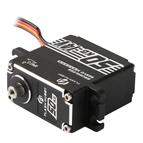 50kg 14V Waterproof IP67 Digital Brushless Servo Motor with 1/6，1/8, 1/10, 1/12 RC Crawler Car/Robot/Boat (180°)