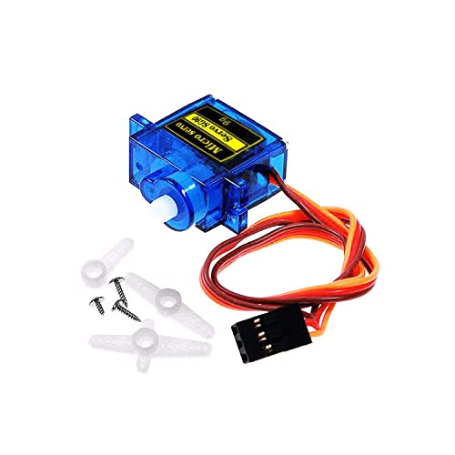 Servo SG90，Micro Steering Gear Motor kit Suitable for Remote Control Robot Helicopter Airplane Control car Ship (360 Degrees)