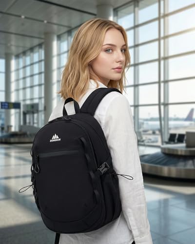 40x30x15cm Personal Item Bag 16x12x6 Travel Backpack Flight Approved with Anti-Theft Pocket Water-resistant Casual Daypack for Weekender Business Hiking, Grey - color: Grey