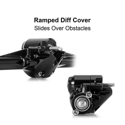 INJORA +3mm Planet Axles with Brass Steering Knuckles for Axial SCX30