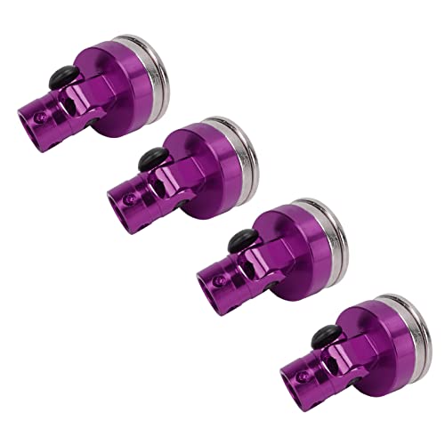 CHICIRIS RC Car Body Post Mount Set, Lightweight Aluminum Support Column for 1/8 1/10 Remote Control Vehicle (1) (2 - color: Purple
