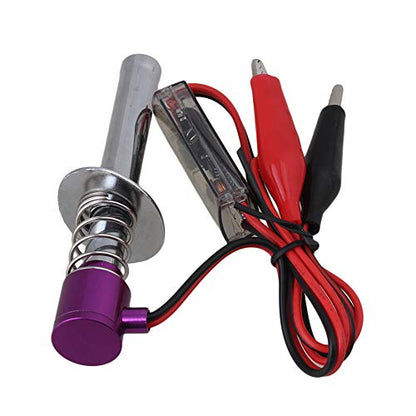 Metal Purple Upgraded 6V -24V Electronic Glow Plug Starter Igniter Replacement for Nitro RC Car