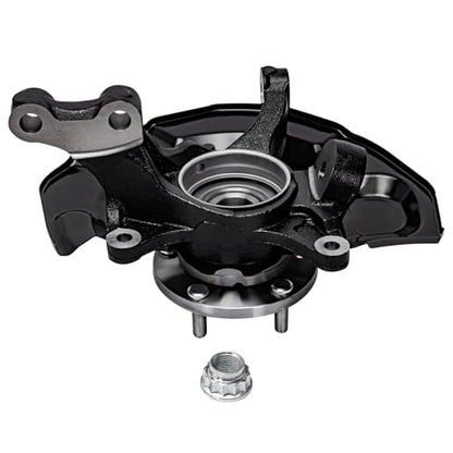Detroit Axle - 4pc Front Steering Knuckles Kit for 2007-2009 Toyota Camry | 2 Steering Knuckles & Wheel Bearing Hubs 2 Outer Tie Rods 2007 2008 2009 Replacement - size: 4SU48725/Kit