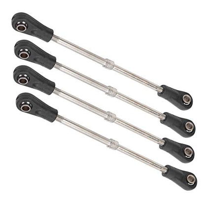 4Pcs Adjustable Rear Upper Suspension Arm Linkage, Metal Tie Rod for 1/10 RC Car Truck, with 93-102mm Range, Compatible with M3 Hex Screws