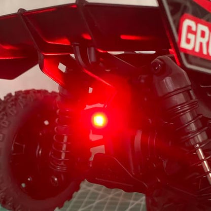 LSG LED Lights Kit Headlight Taillights Kit for 1/18 RC Arrma Typhon Grom | Front Rear Lights White Red Light Upgrades Part
