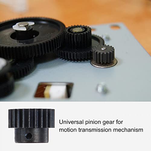 uxcell 1Mod 23T Pinion Gear 8mm Bore Hardened Steel Motor Rack Spur Gear with Step for RC Car Truck Buggy Gear Drive