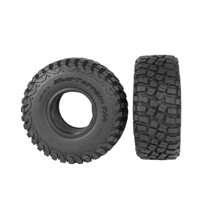 1.55 inch Tires Rubber Tyres for 1:10 RC Crawler Car D90 TF2 Tamiya CC01 LC70 MST JIMNY 90069 (95mm, B) - color: 95mm, B