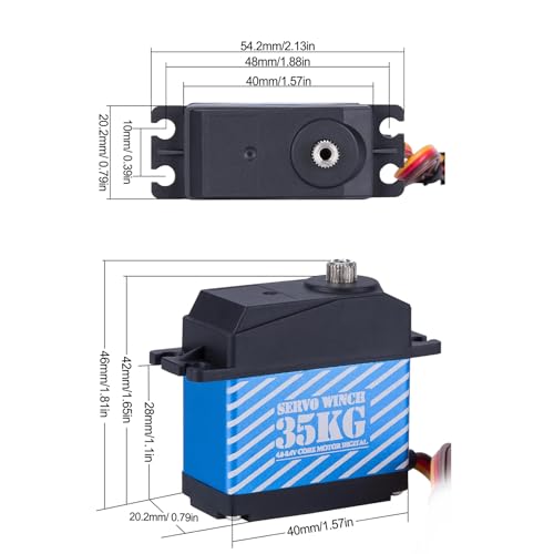 AMK 1/10 RC Crawler Tow Truck Accessory Kit, Truck Tow Truck Crane Arm Wrecker Servo Winch Kit, for 1/10 RC Crawler SCX10 TRX4 Capra LCG Chassis Upgrades Parts - color: Black