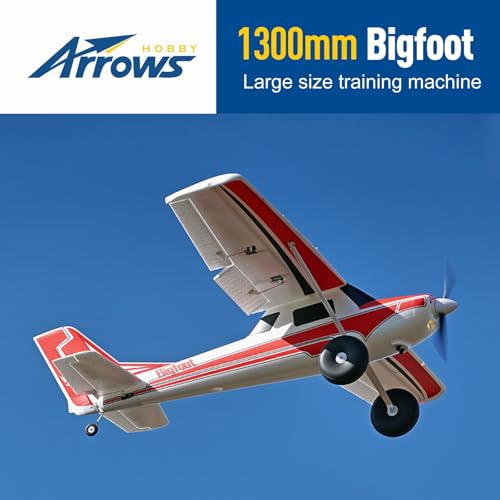FAIR RC Arrows Rc Jets Rc Planes for Adults BGFT 1300mm 6 Channel Remote Control Airplane with Vector Flight Stabilization System RTF (Include Battery, Charger, Radio)