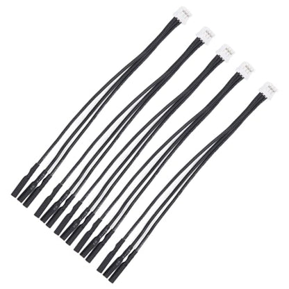 RC Brushless Motor ESC Connection Cable – 5pcs Universal 2.0mm Banana Plug to 3P Plug Adapter for KYOSHO Mini-Z, AXIAL SCX24, RC Car, Brushless ESC, Motor Wiring