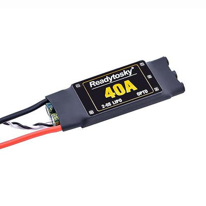40A ESC OPTO 2-6S Brushless ESC Electronic Speed Controller | For F450 450mm F550 S500 ZD550 RC Helicopter Quadcopter(4PCS) - color: 40a Opto Esc 2-6s