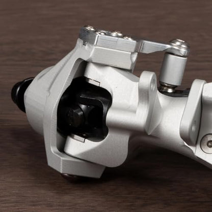 Machined Aluminum F10T Offset Straight Axle Set for 1/10 RC Crawler, Silver | With AR44 30T 8T Gear Set, 192mm Hex to Hex Width, Fits VS4-10 SCX10 II Leaf Spring Chassis - color: Clear