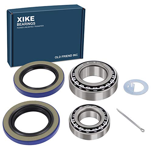 XiKe 1 Set Fits 5,200-6,000 lb Axles Trailer Wheel Hub Kit, Include 25580/20 ＆ 15123/245 Bearings, 21333TB, 22333TB /10-10, 10-36 Seal and Cotter Pin. | Includes 21333TB/10-10 Seal, 22333TB/10-36 Seal and Cotter Pin - size: 25580/20 ＆ 15123/245 + Seal ID