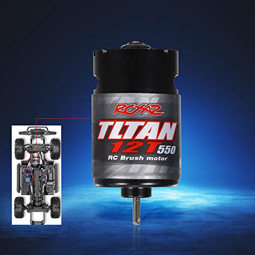 GoolRC 550 12T Brushed Motor for 1/10 HSP HPI WLtoys Kyosho Traxxas RC Off-Road Car - size: 12T
