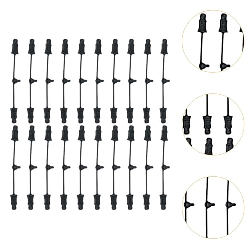Yiju 20 Pieces RC Car Retainer Strips RC Rubber Retainer Pull Tabs Attachments RC Car Accessories Body Clip Retainer Utility Small Size Elastic Rubber, 20 Pieces - color: 20 Pieces