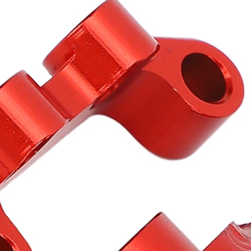 FILFEEL RC Car Cover for -02-02T – 7075 Aluminum Alloy Metal Differential Housing Case with Upper Arm Mount & 8 Screws – /10 Scale Chassis Upgrade (Red) - color: Red