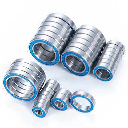 33Pcs Wheel Hub Axle Steel Sealed Ball Bearing Kit for X-Maxx 8S | 77086-4 Snap on 1/5 RC Car Truck Model Parts Accessories