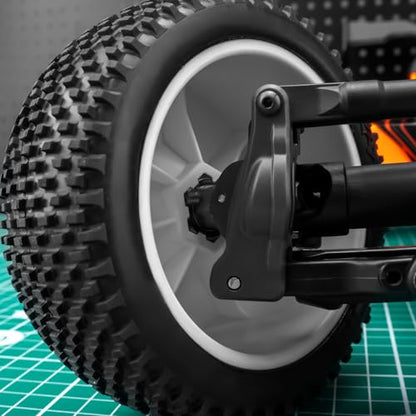 4Pcs Aluminum Alloy RC Hex Combiner Wheel Hex Hub Adapter Upgrades for 1/8 Tra-xxas Jato VXL 2S RC Monster Trucks (Black) - color: Black